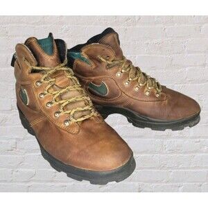 Vtg Nike ACG Leather Hiking Boots Womens 7.5 Brown Outdoor Trail RARE HTF Retro